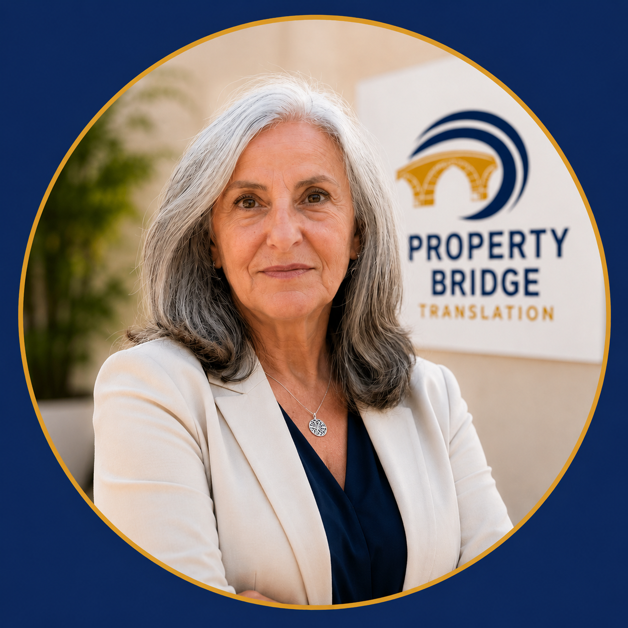 Enas Lahdo-Messick, founder of Property Bridge Translation